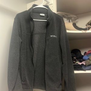 Columbia gray zip up jacket
